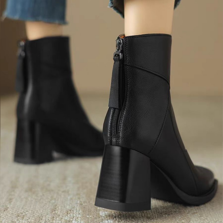 Delfine™|Botte en cuir confortable pour femme