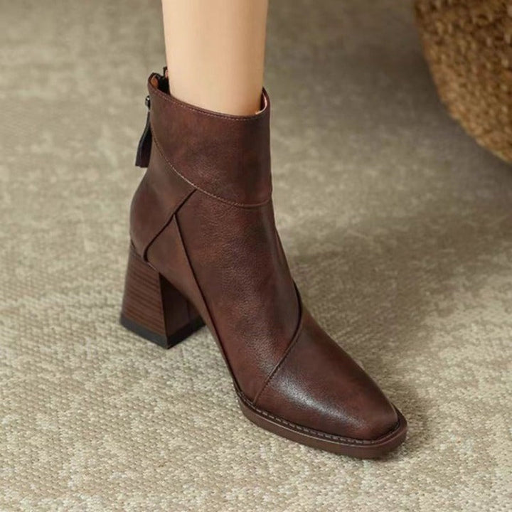 Delfine™|Botte en cuir confortable pour femme