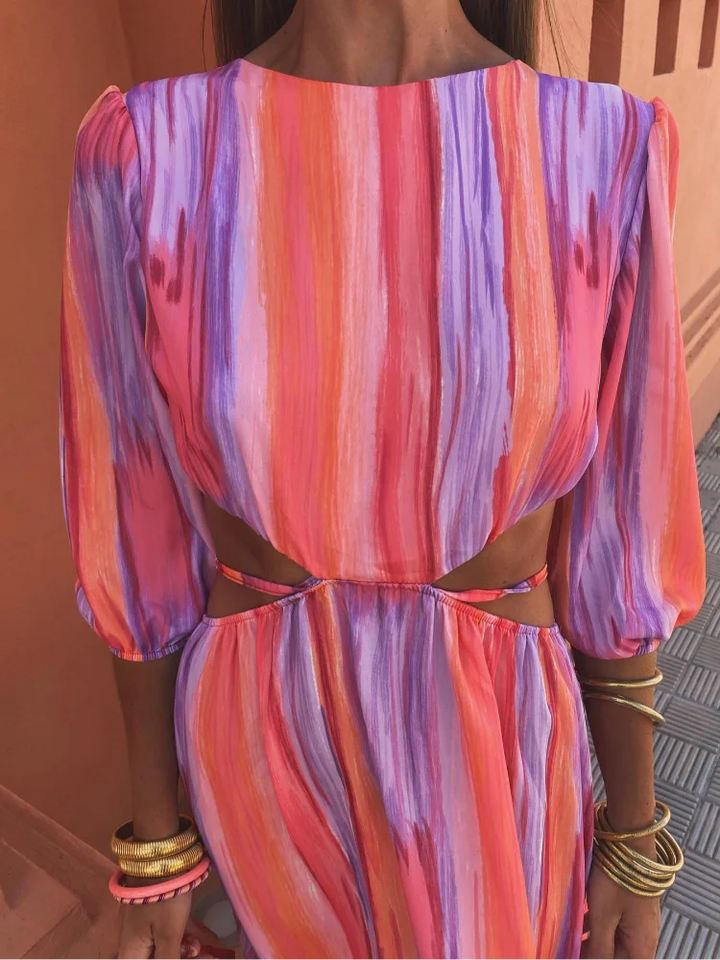 Natalee™|Robe dos nu élégante et raffinée