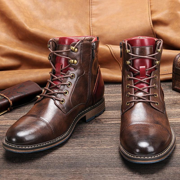 Dimitri™|Bottes Oxford en cuir de qualité supérieure fabriquées à la main