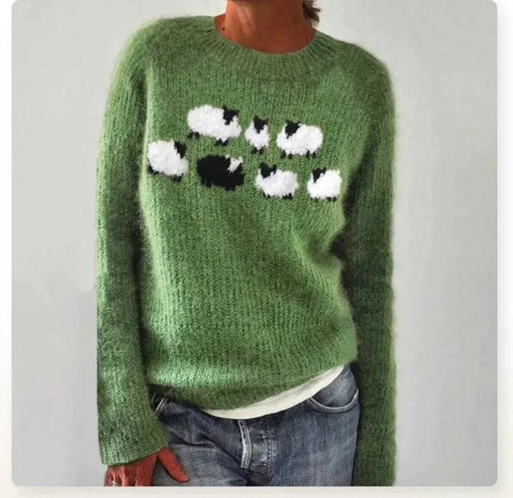 Beaudine™|Pull élégant et rétro