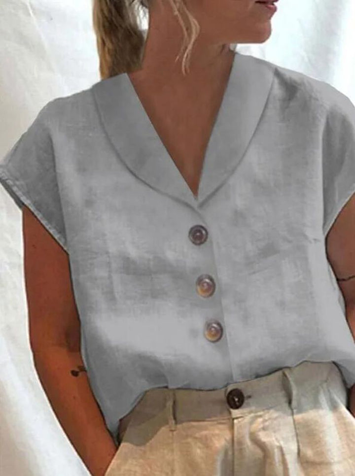 Orlena™|Blouse à Col Élégante