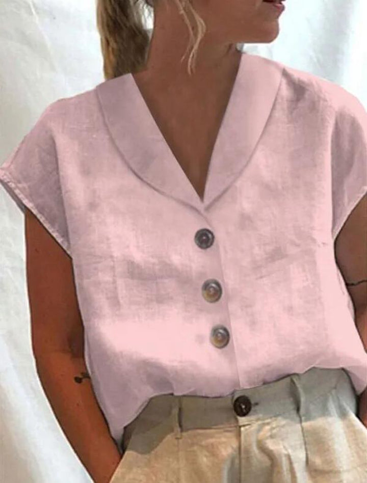 Orlena™|Blouse à Col Élégante
