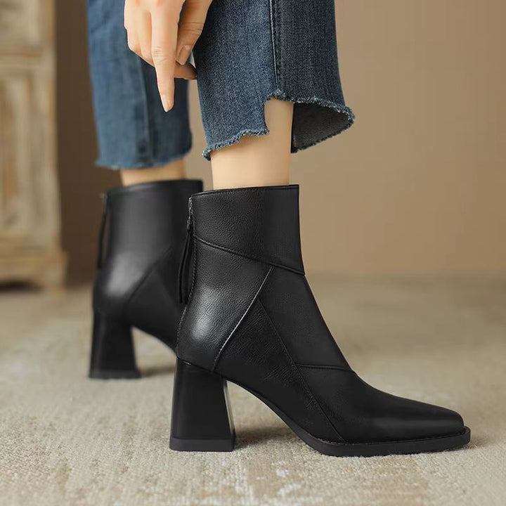 Delfine™|Botte en cuir confortable pour femme