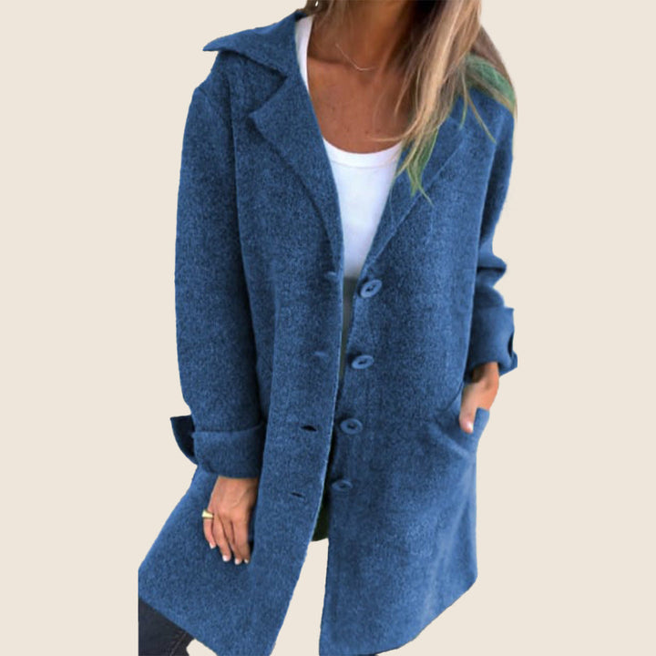 Myriam™|Manteau Casual Monopette avec Revers