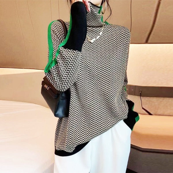 Babette™|Pull à rayures unique