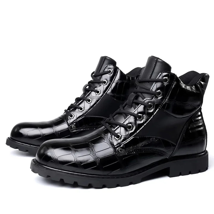 Deston™|Botte en cuir de crocodile