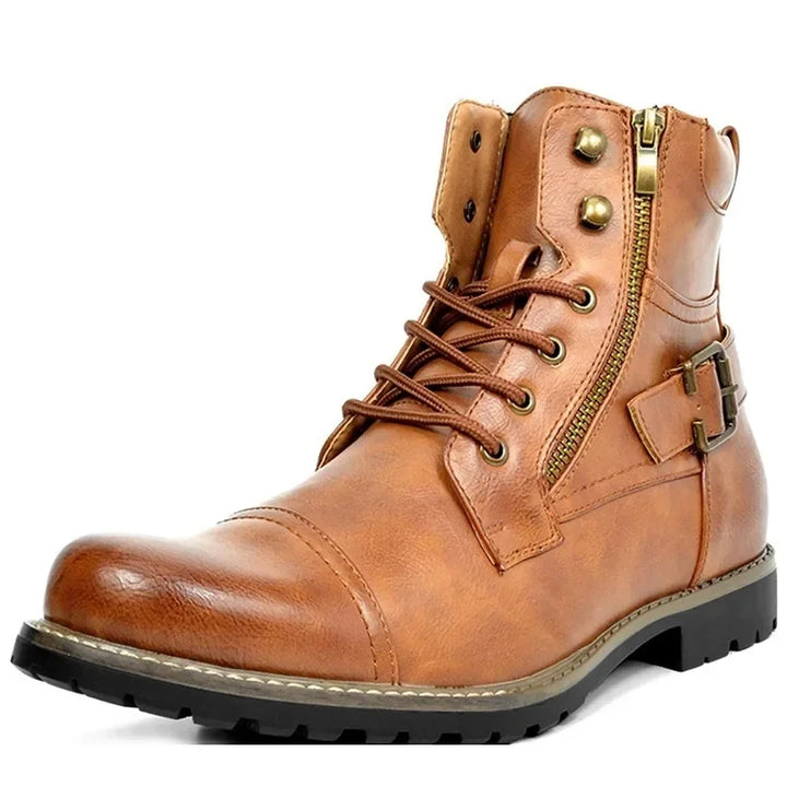 Damien™|bottes à lacets en cuir