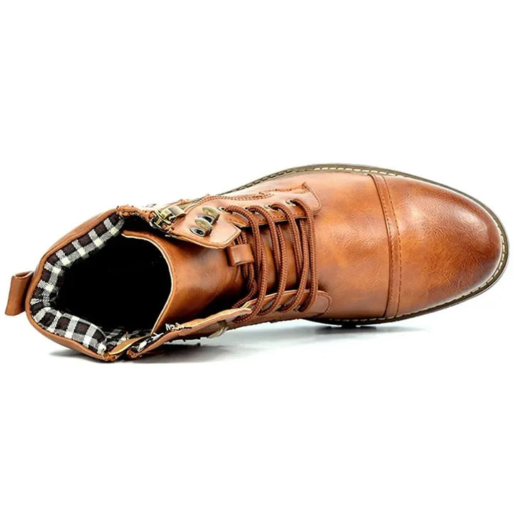 Damien™|bottes à lacets en cuir