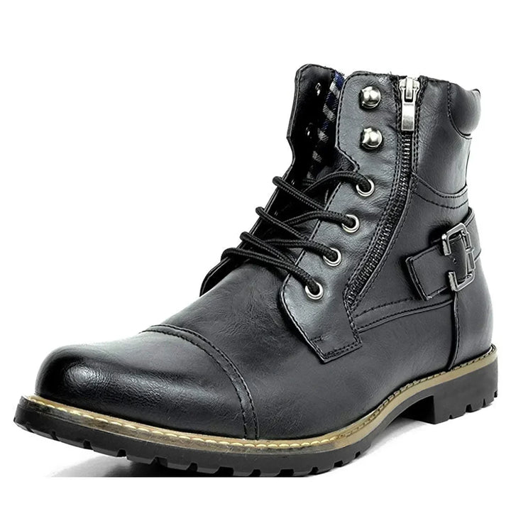 Damien™|bottes à lacets en cuir