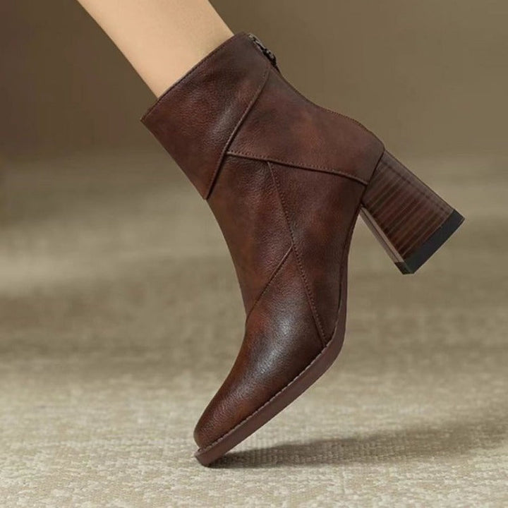 Delfine™|Botte en cuir confortable pour femme