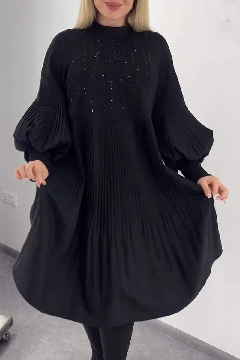 Nicole™|Robe plissée chic et élégante