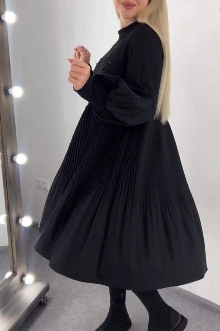 Nicole™|Robe plissée chic et élégante