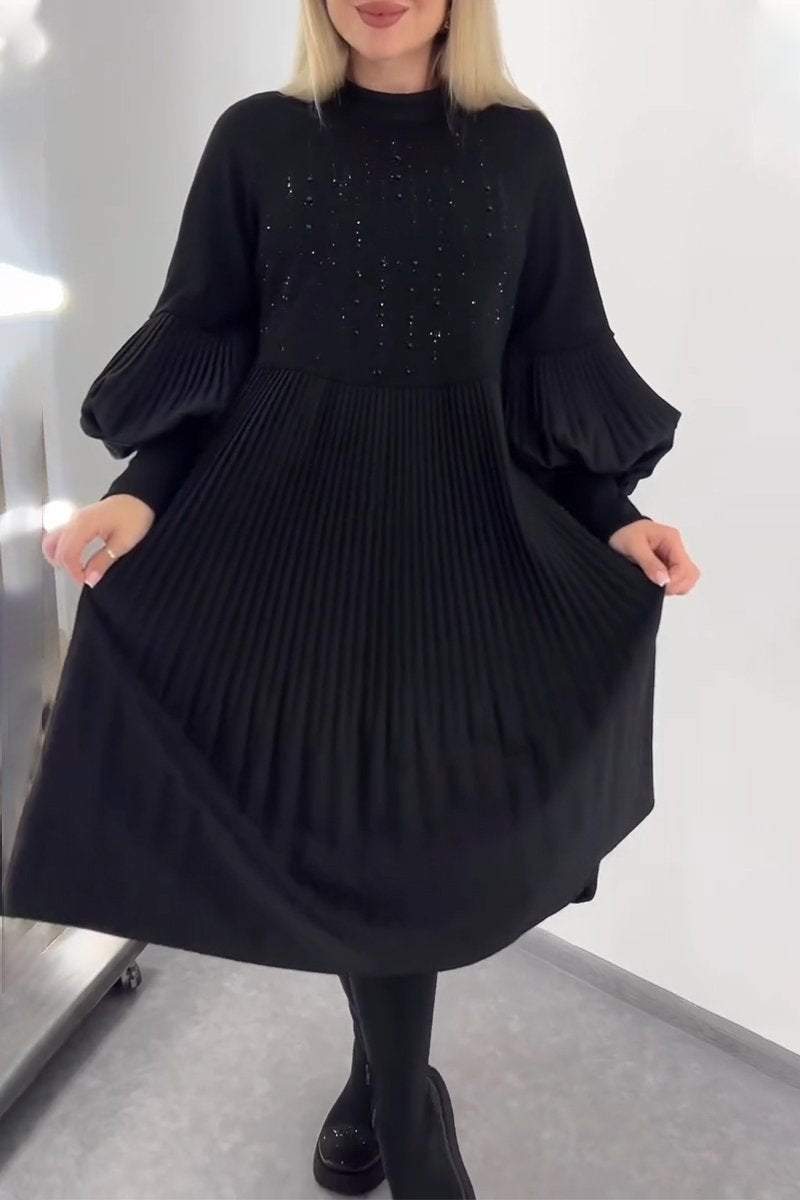 Nicole™|Robe plissée chic et élégante